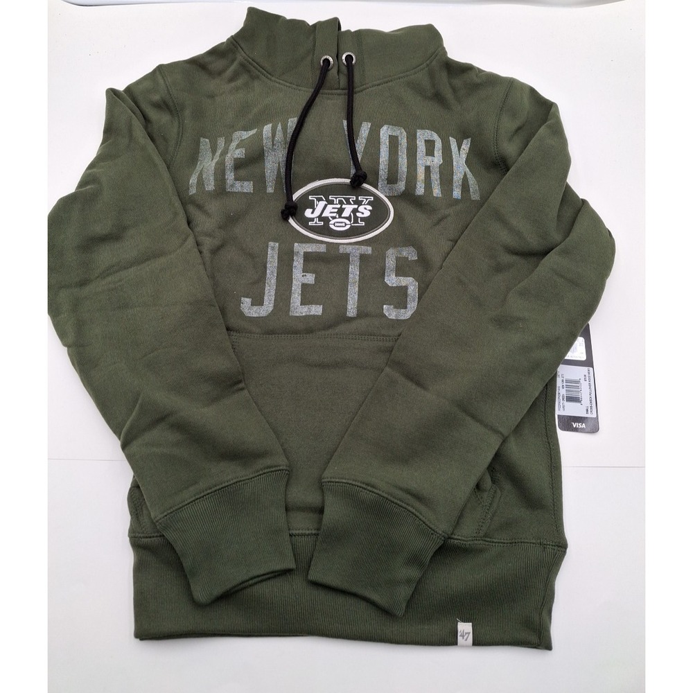 New York Jets '47 Brand Green Pullover Hoodie Sweatshirt, Men's, S, New